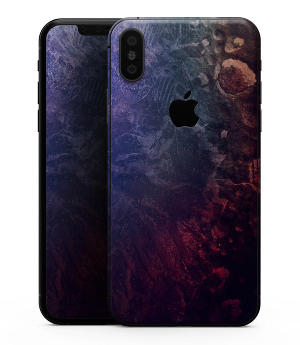 Abstract Fire & Ice V8 - iPhone XS MAX, XS/X, 8/8+, 7/7+, 5/5S/SE Skin-Kit (All iPhones Available)