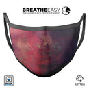 Abstract Fire & Ice V11 - Made in USA Mouth Cover Unisex Anti-Dust Cotton Blend Reusable & Washable Face Mask with Adjustable Sizing for Adult or Child