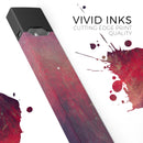 Abstract Fire & Ice V11 - Premium Decal Protective Skin-Wrap Sticker compatible with the Juul Labs vaping device