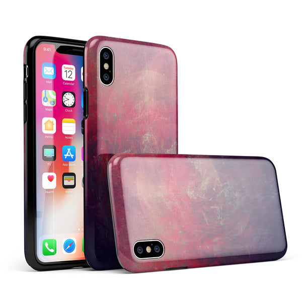 Abstract Fire & Ice V11 - iPhone X Swappable Hybrid Case