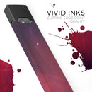 Abstract Fire & Ice V12 - Premium Decal Protective Skin-Wrap Sticker compatible with the Juul Labs vaping device