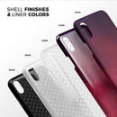 Abstract Fire & Ice V12 - iPhone X Swappable Hybrid Case