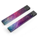 Abstract Fire & Ice V15 - Premium Decal Protective Skin-Wrap Sticker compatible with the Juul Labs vaping device