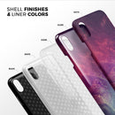 Abstract Fire & Ice V15 - iPhone X Swappable Hybrid Case