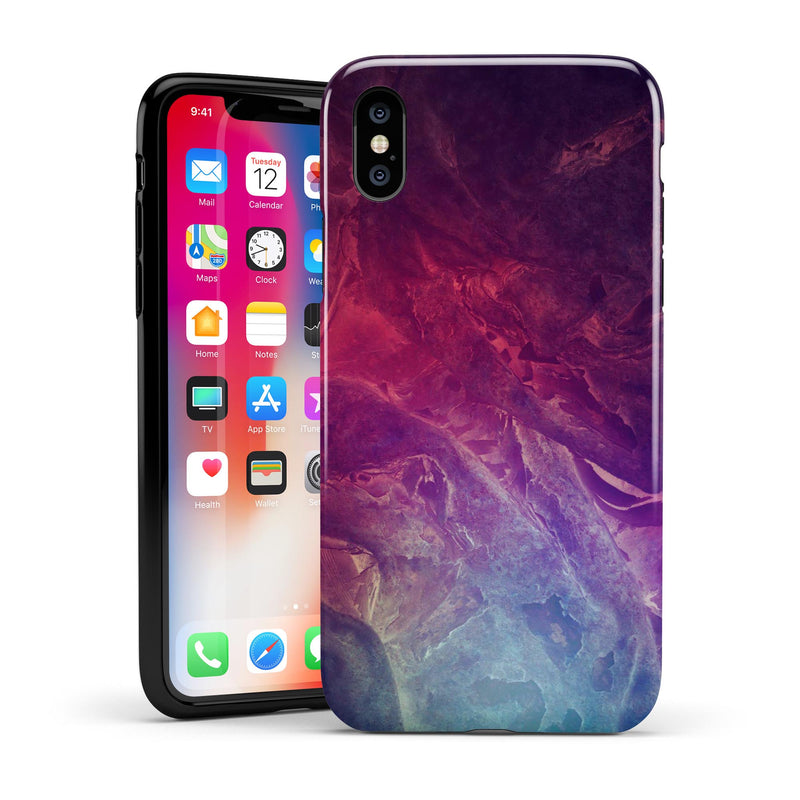 Abstract Fire & Ice V15 - iPhone X Swappable Hybrid Case