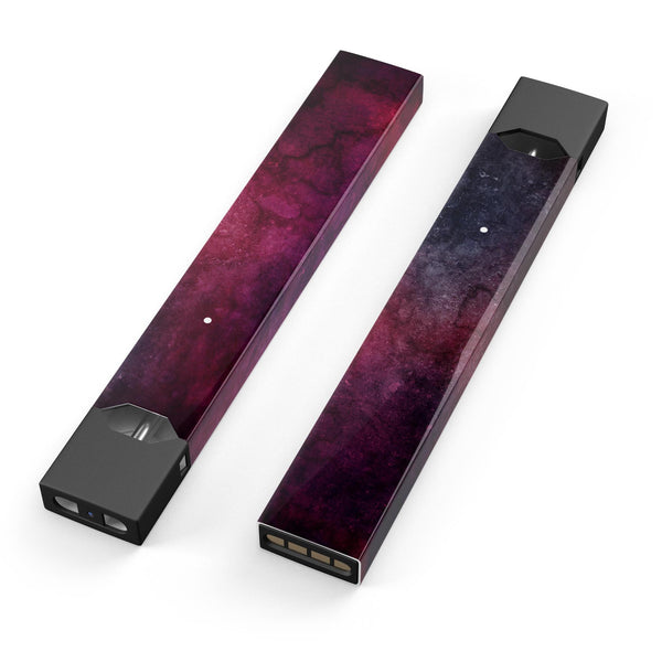 Abstract Fire & Ice V18 - Premium Decal Protective Skin-Wrap Sticker compatible with the Juul Labs vaping device