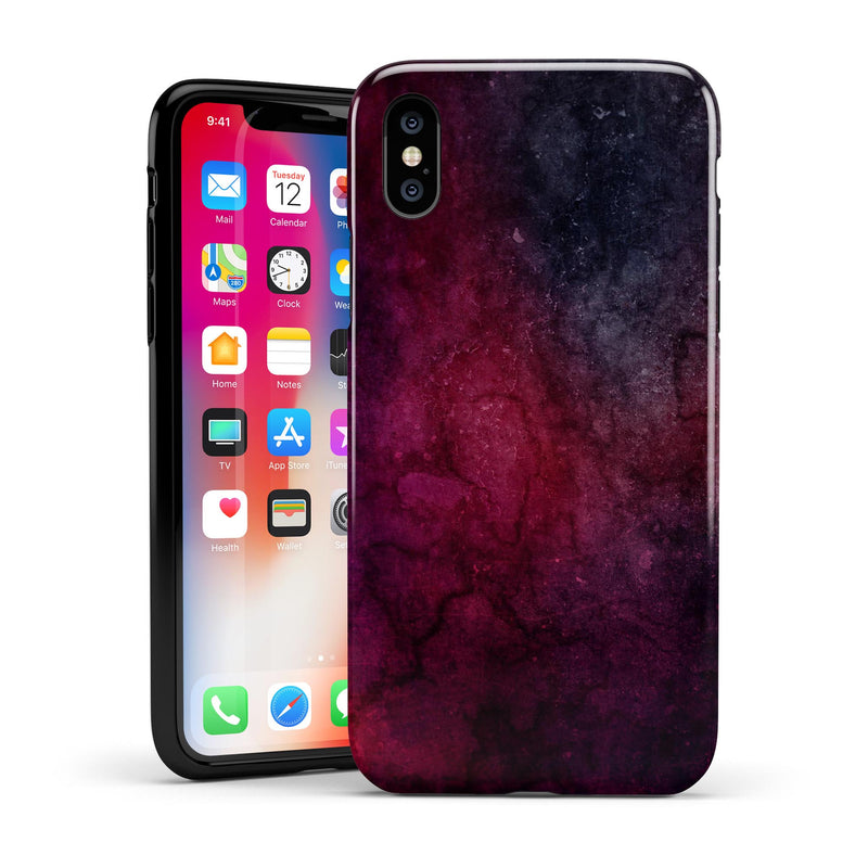 Abstract Fire & Ice V18 - iPhone X Swappable Hybrid Case