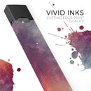 Abstract Fire & Ice V19 - Premium Decal Protective Skin-Wrap Sticker compatible with the Juul Labs vaping device