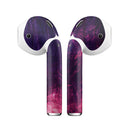 Abstract Fire & Ice V1 - Full Body Skin Decal Wrap Kit for the Wireless Bluetooth Apple Airpods Pro, AirPods Gen 1 or Gen 2 with Wireless Charging