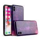 Abstract Fire & Ice V1 - iPhone X Swappable Hybrid Case