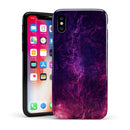 Abstract Fire & Ice V1 - iPhone X Swappable Hybrid Case
