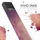 Abstract Fire & Ice V20 - Premium Decal Protective Skin-Wrap Sticker compatible with the Juul Labs vaping device