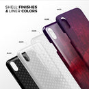 Abstract Fire & Ice V2 - iPhone X Swappable Hybrid Case