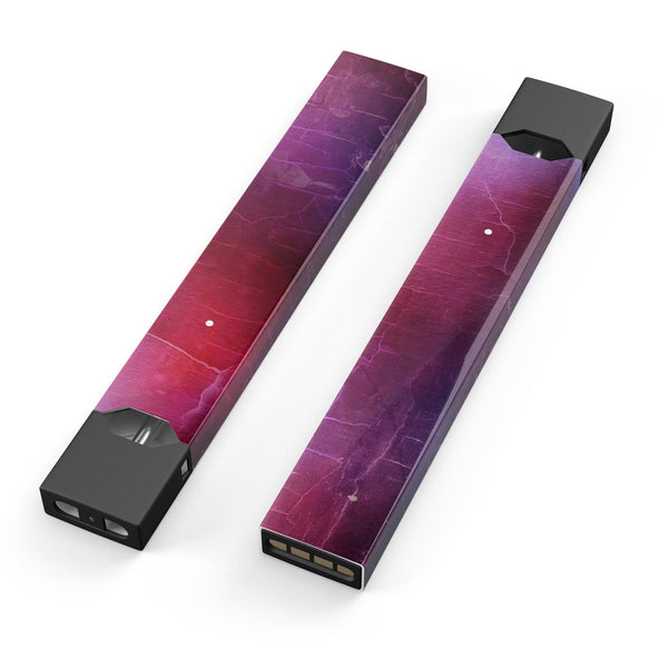 Abstract Fire & Ice V3 - Premium Decal Protective Skin-Wrap Sticker compatible with the Juul Labs vaping device
