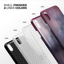 Abstract Fire & Ice V4 - iPhone X Swappable Hybrid Case