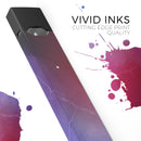 Abstract Fire & Ice V5 - Premium Decal Protective Skin-Wrap Sticker compatible with the Juul Labs vaping device