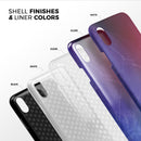 Abstract Fire & Ice V5 - iPhone X Swappable Hybrid Case