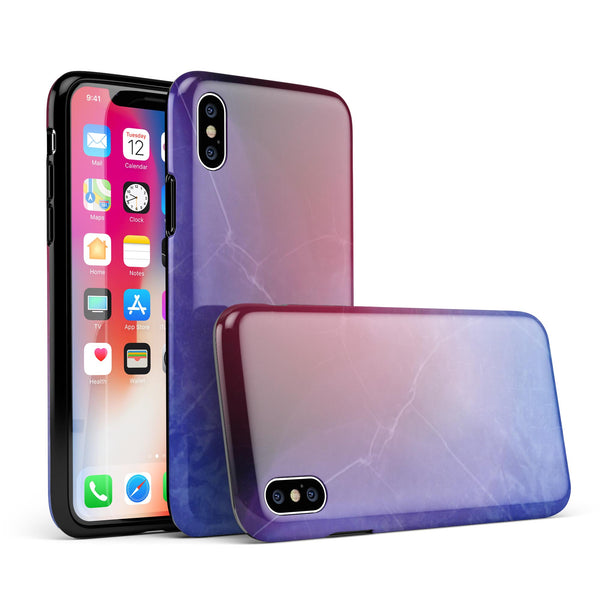 Abstract Fire & Ice V5 - iPhone X Swappable Hybrid Case