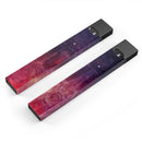 Abstract Fire & Ice V6 - Premium Decal Protective Skin-Wrap Sticker compatible with the Juul Labs vaping device