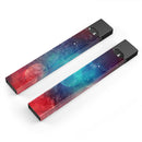 Abstract Fire & Ice V7 - Premium Decal Protective Skin-Wrap Sticker compatible with the Juul Labs vaping device