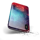 Abstract Fire & Ice V7 - iPhone X Swappable Hybrid Case