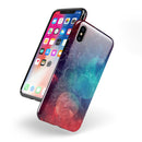 Abstract Fire & Ice V7 - iPhone X Swappable Hybrid Case