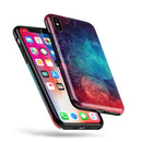 Abstract Fire & Ice V7 - iPhone X Swappable Hybrid Case