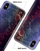 Abstract Fire & Ice V8 - iPhone X Clipit Case