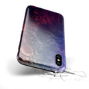 Abstract Fire & Ice V8 - iPhone X Swappable Hybrid Case