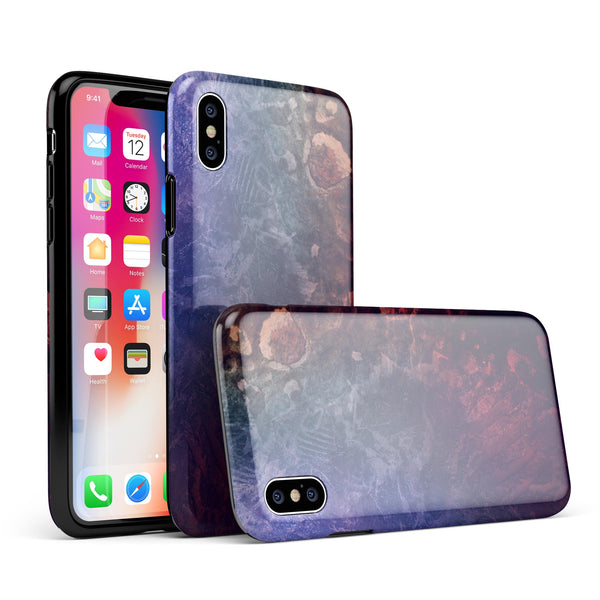 Abstract Fire & Ice V8 - iPhone X Swappable Hybrid Case