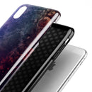 Abstract Fire & Ice V8 - iPhone X Swappable Hybrid Case
