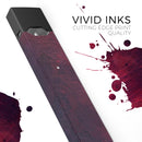 Abstract Fire & Ice V9 - Premium Decal Protective Skin-Wrap Sticker compatible with the Juul Labs vaping device