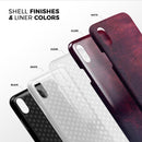 Abstract Fire & Ice V9 - iPhone X Swappable Hybrid Case