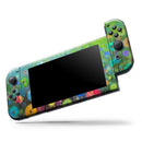 Abstract Flower Meadow // Skin Decal Wrap Kit for Nintendo Switch Console & Dock, Joy-Cons, Pro Controller, Lite, 3DS XL, 2DS XL, DSi, or Wii - Vinyl Skin Wrap for Nintendo Switch 2, OLED, Lite, Pro Controller, Wii & Classic Handhelds
