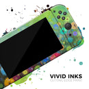 Abstract Flower Meadow // Skin Decal Wrap Kit for Nintendo Switch Console & Dock, Joy-Cons, Pro Controller, Lite, 3DS XL, 2DS XL, DSi, or Wii - Vinyl Skin Wrap for Nintendo Switch 2, OLED, Lite, Pro Controller, Wii & Classic Handhelds