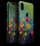 Abstract Flower Meadow - iPhone XS MAX, XS/X, 8/8+, 7/7+, 5/5S/SE Skin-Kit (All iPhones Available)
