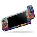 Abstract Flower Meadow v2 // Skin Decal Wrap Kit for Nintendo Switch Console & Dock, Joy-Cons, Pro Controller, Lite, 3DS XL, 2DS XL, DSi, or Wii - Vinyl Skin Wrap for Nintendo Switch 2, OLED, Lite, Pro Controller, Wii & Classic Handhelds