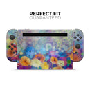 Abstract Flower Meadow v2 // Skin Decal Wrap Kit for Nintendo Switch Console & Dock, Joy-Cons, Pro Controller, Lite, 3DS XL, 2DS XL, DSi, or Wii - Vinyl Skin Wrap for Nintendo Switch 2, OLED, Lite, Pro Controller, Wii & Classic Handhelds