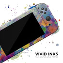 Abstract Flower Meadow v2 // Skin Decal Wrap Kit for Nintendo Switch Console & Dock, Joy-Cons, Pro Controller, Lite, 3DS XL, 2DS XL, DSi, or Wii - Vinyl Skin Wrap for Nintendo Switch 2, OLED, Lite, Pro Controller, Wii & Classic Handhelds