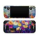 Abstract Flower Meadow v2 // Full Body Skin Decal Wrap Kit for the Steam Deck handheld gaming computer