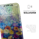 Abstract Flower Meadow v2  - Protective Skin Wrap & Decal – Compatible with iPhone SE to iPhone 17 Pro Max (All Models)