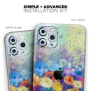 Abstract Flower Meadow v2  - Protective Skin Wrap & Decal – Compatible with iPhone SE to iPhone 17 Pro Max (All Models)