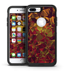 Abstract Geometric Lava Triangles - iPhone 7 or 7 Plus Commuter Case Skin Kit