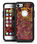 Abstract Geometric Lava Triangles - iPhone 7 or 7 Plus Commuter Case Skin Kit