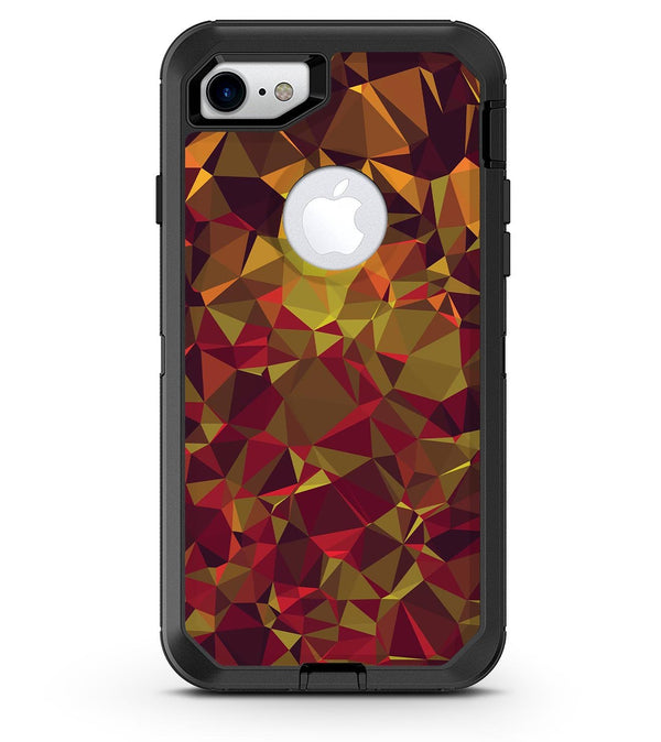Abstract Geometric Lava Triangles - iPhone 7 or 8 OtterBox Case & Skin Kits
