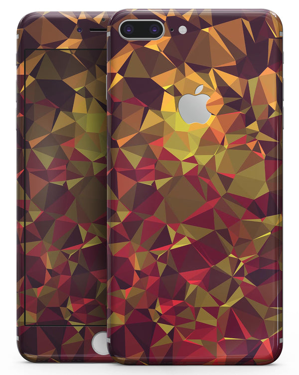 Abstract Geometric Lava Triangles - Skin-kit for the iPhone 8 or 8 Plus