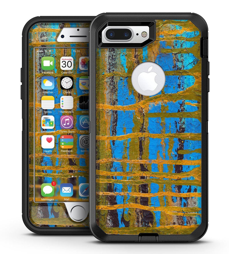 Abstract Gold and Teal Wet Paint - iPhone 7 Plus/8 Plus OtterBox Case & Skin Kits