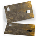 Abstract Golden Fire with Smoke - Premium Protective Decal Skin-Kit for the Apple Credit Card