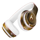 Abstract Golden Fire with Smoke Full-Body Skin Kit for the Beats by Dre Solo 3 Wireless Headphones