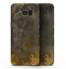 Abstract Golden Fire with Smoke - Samsung Galaxy S8 Full-Body Skin Kit